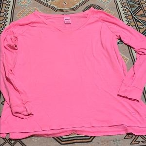 Pink basic long sleeve